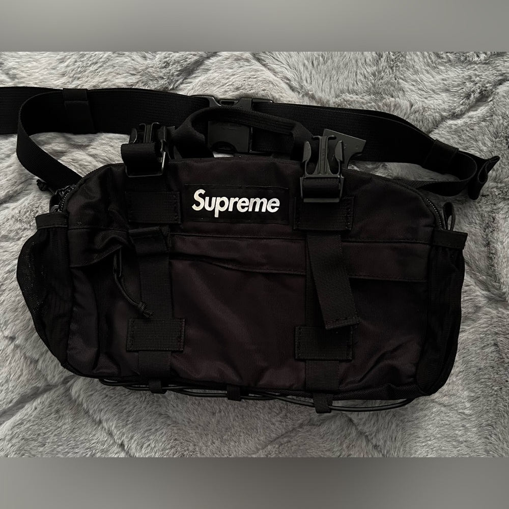 Supreme Black Waist Bag
